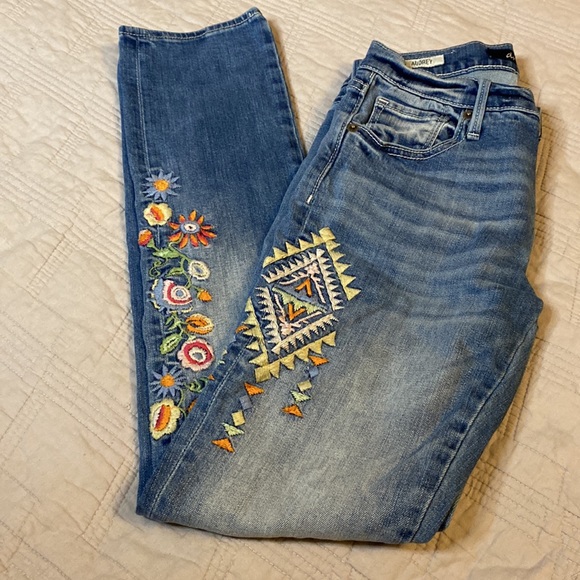 Drift Wood Audrey 25 embroidered jeans - Picture 2 of 12